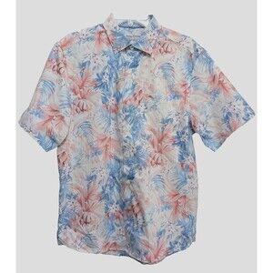 Tommy Bahama Mens Shirt Sarasota Stretch Short Sleeve Button Down Shirt Sz M